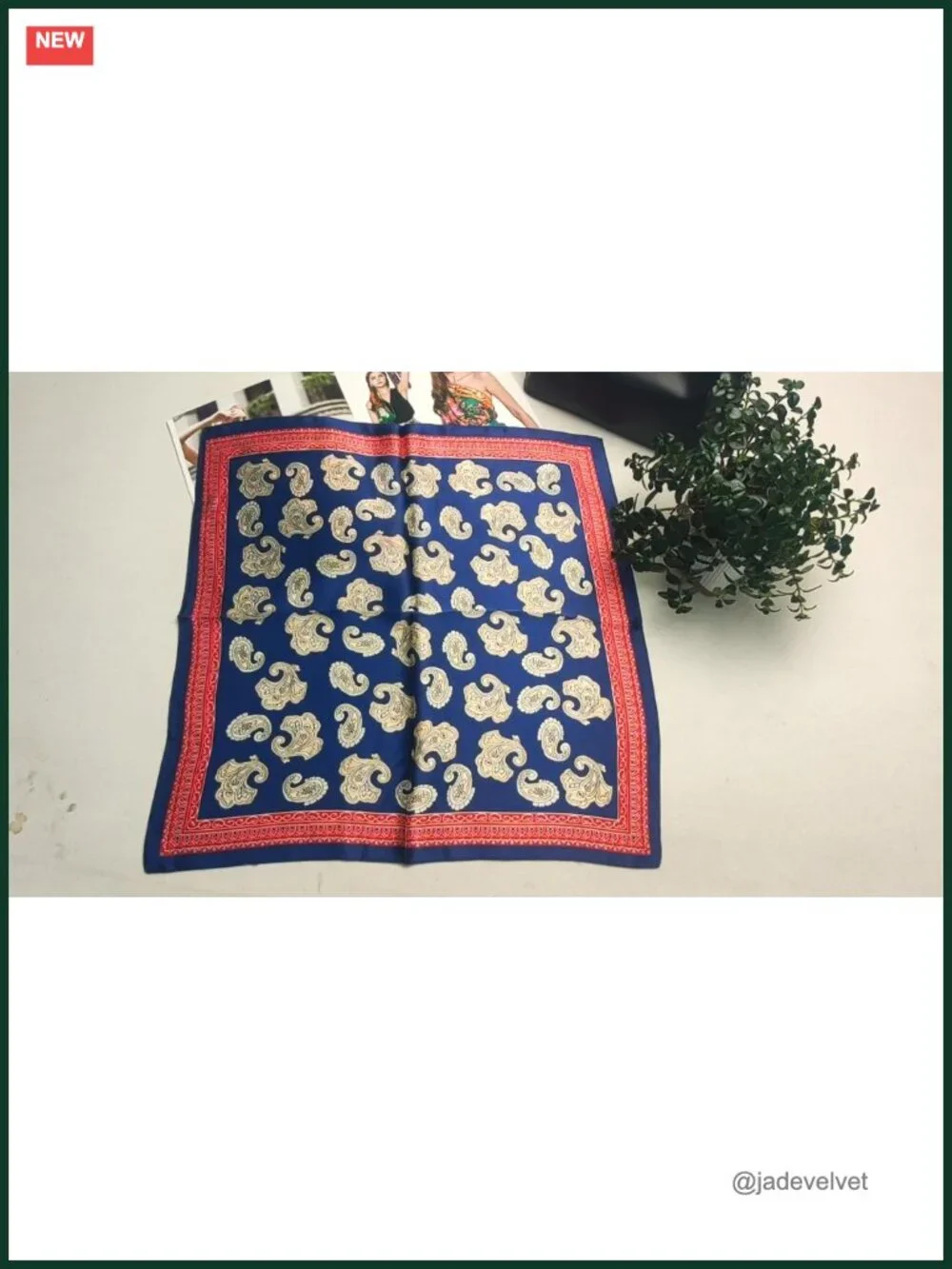 100% Mulberry Silk Neck Scarf 21